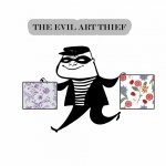 Cartoon Art Thief Clipart