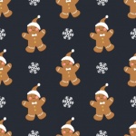 Christmas Gingerbread Pattern