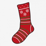 Christmas Sock, Stocking Clipart