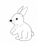 Cute Rabbit Cartoon Drawing