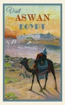 Egypt, Aswan Travel Poster