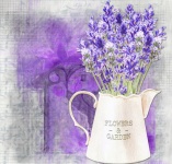 Abstract Lavender Digital Art