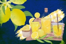 Lemon Picnic Poster