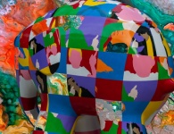 Colorful Elephant Artifact
