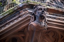 Ornate Man Sculpture Face