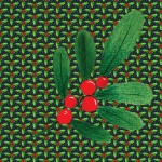 Holly Berry Christmas Illustration