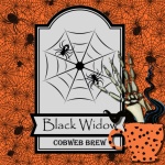 Halloween Spider Cobweb Poster