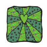 Doodle Heart Rays Autumn Square Png