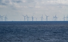 Wind Turbines In The Ocean