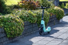 Scooter By Planter