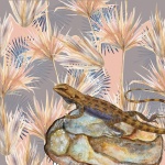 Tropics Lizard Illustration