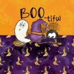 Halloween BOO Word Art Poster