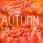 Red Autumn Card