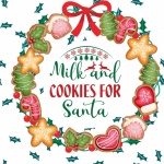 Gingerbread Cookie Christmas Wreath