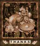 Thanksgiving Dinner Autumn Poster