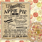Apple Pie Recipe Poster