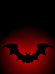 Bat Illustration Poster