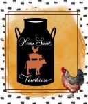 Farm Chicken Poster