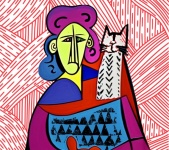 Picasso Lady With A Cat