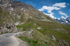 Landscape, Mountain Road, French Alps