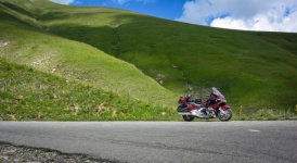 Landscape, Motorcycle Goldwing