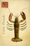 Lobster Art Vintage Postcard