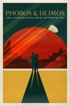 Mars Space Travel Poster