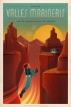 Mars Space Travel Poster