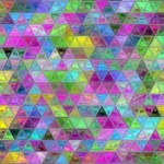Mosaic Pattern Background Colorful