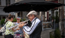 Musician Street Performer Trumpet