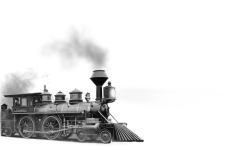 Steam Locomotive With Light