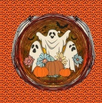 Three Halloween Ghosts