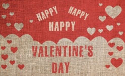 Valentine&39;s Day Heart Card Backgroun
