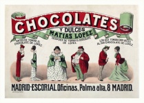 Vintage Old Advertising Chocolate