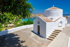 White Chapel In Greece