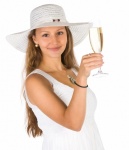 Woman With Champagne