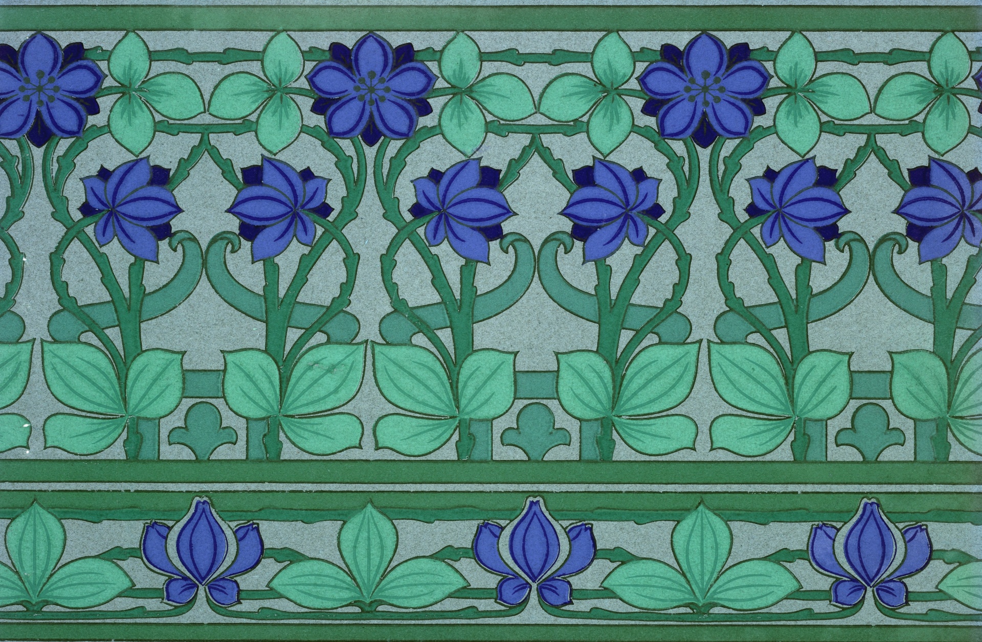 Art Deco Floral Pattern