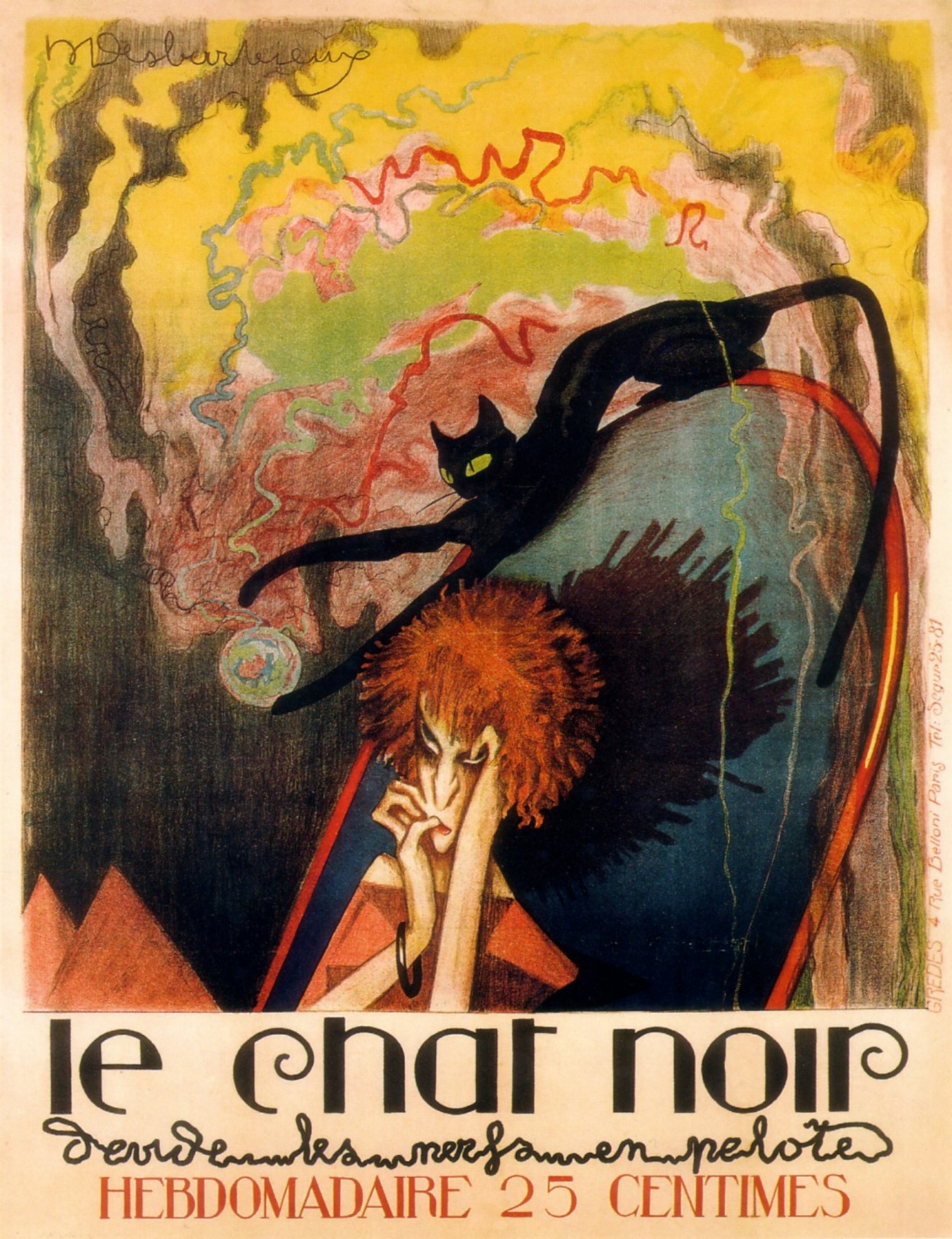 Art nouveau art illustration woman art nouveau vintage poster