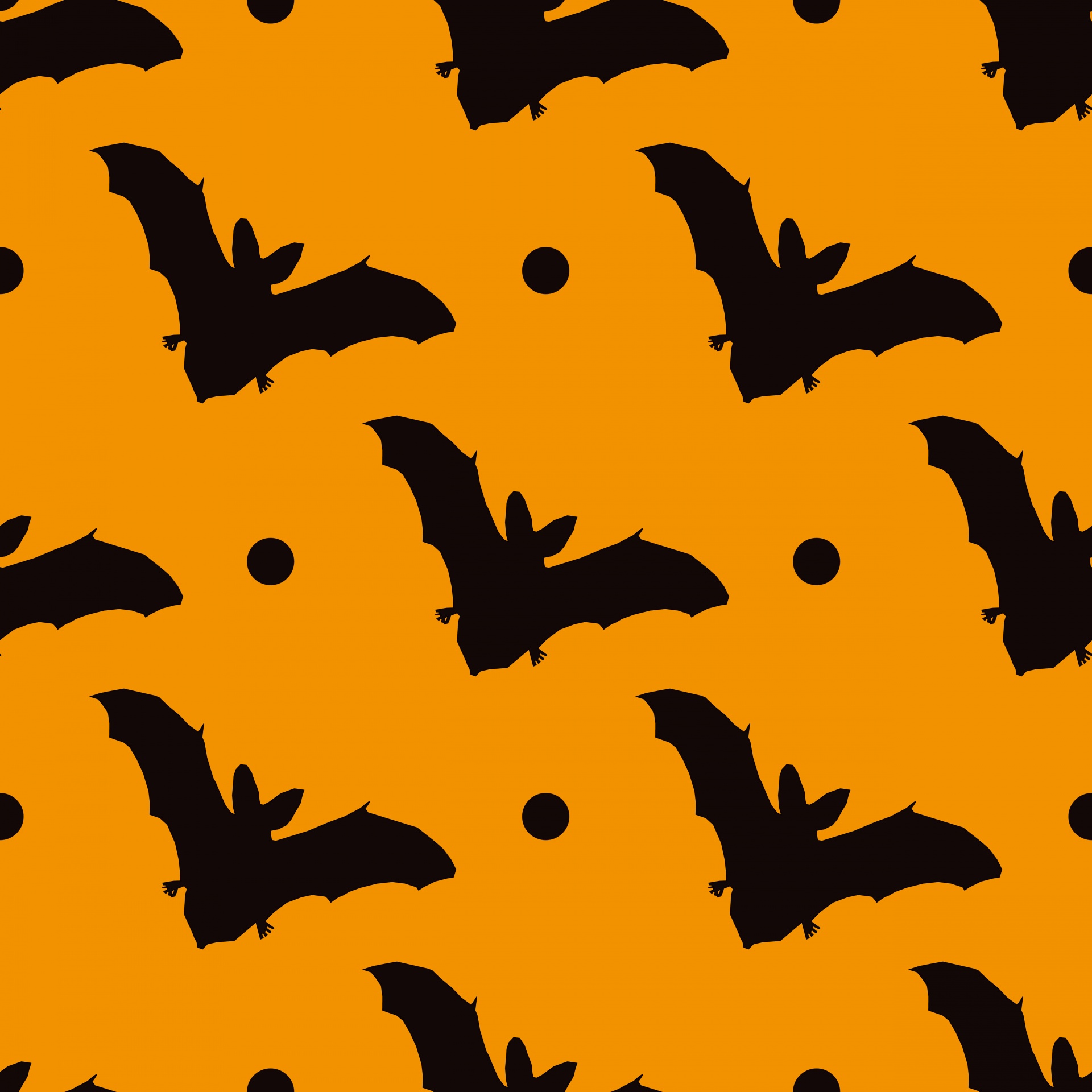 Halloween Bats Background Pattern