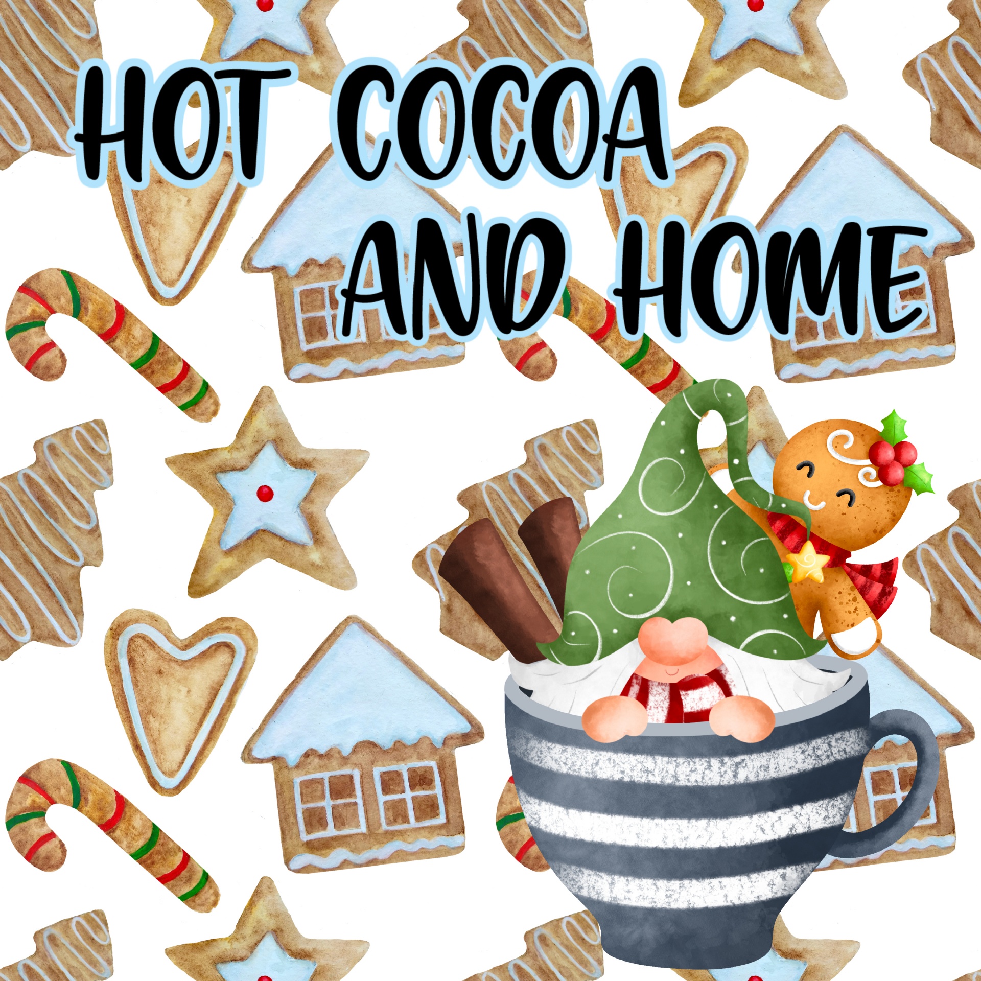 Christmas Hot Cocoa Gnome Home