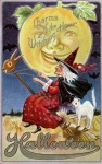 Old Vintage Halloween Postcard