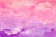 Watercolor Clouds Sky Art