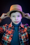 Boy, Child, Portrait, Hat, Shirt