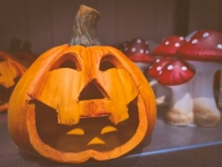 Ceramic Halloween Pumpkin