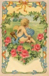 Cherub Postcard 1900
