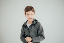 Child, 8 Years Old, Hood, Portrait