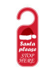 Christmas Door Hanger Clipart