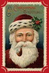 Christmas Santa Vintage Card