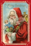Christmas Santa Vintage Card