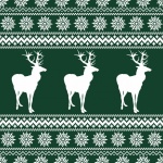 Christmas Scandi Pattern Background